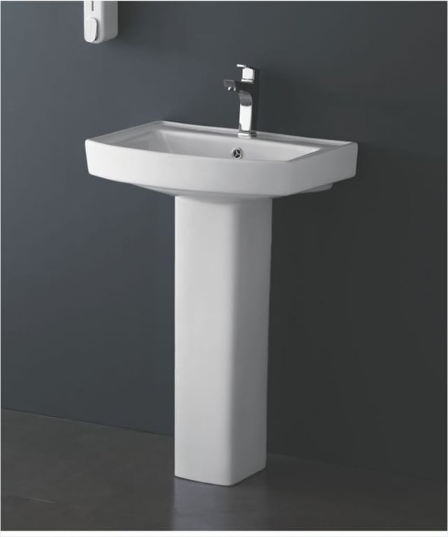 Wash Basin Pedestal  - Trendy-3019 Half