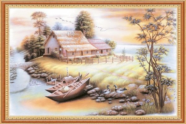 Wall Tiles - 250 x 375 mm ( 10 x 15 inch ) - Beautiful Natural Scenery | Poster Wall Tile 250x375mm P-1063-(4 Pcs)