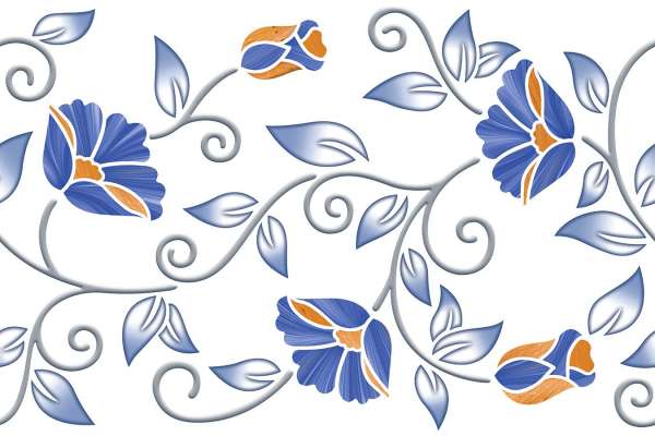 carrelage mural - 300 x 450 mm (12 x 18 pouces) - 1176 -HL-1 (P-45)