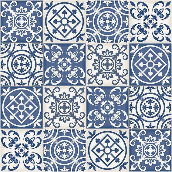 azulejo externo - 400 x 400 mm (16 x 16 polegadas) - F-202