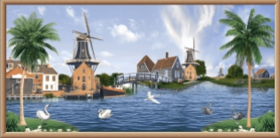 Poster tiles - 600 x 1200 mm ( 24 x 48 inch ) - Natural scenery | Poster Wall Tile | 600x1200mm G-410