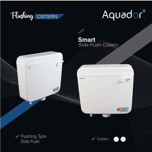 Cistern & Seat Cover  - Aquador Smart Side Push-1