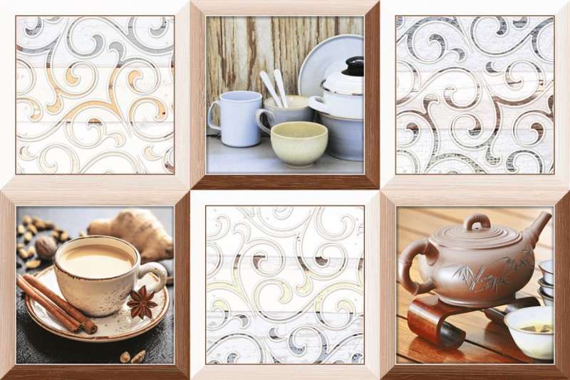 Wall Tiles - 300 x 450 mm  ( 12 x 18 inch ) - 7016_DK