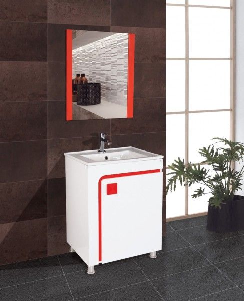 Cabinet Vanity  - 30 Inch Beautifull White Modern wash Basin with Cabinet with Mirror