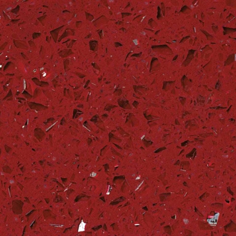 Sparkling Ruby Q Quartz countertop