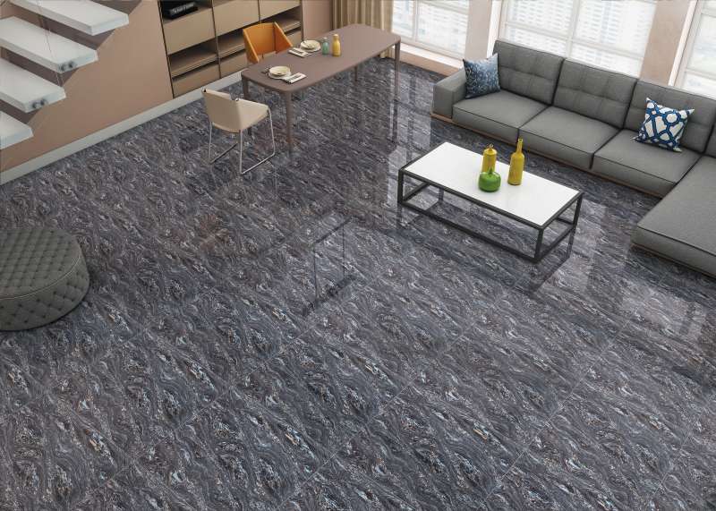 piso de porcelanato - 600 x 600 mm (24 x 24 polegadas) - DREGA NAVY STONE- DK