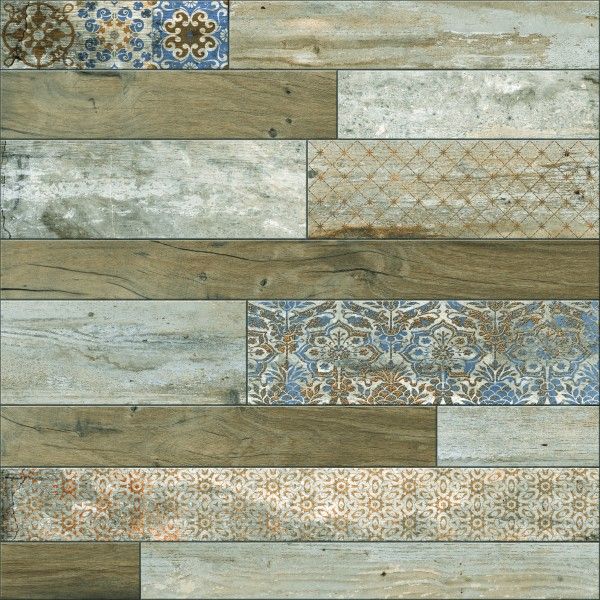 डिजिटल पोर्सिलेन  टाइल्स - 600 x 600 मिमी (24 x 24 इंच) - DECORA STRIP 1