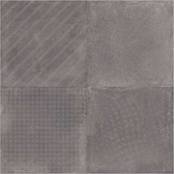 Glazed Porcelain Tiles - 195 x 1200 mm ( 8 X 48 inch ) - geo-graphite-decor-(carving)