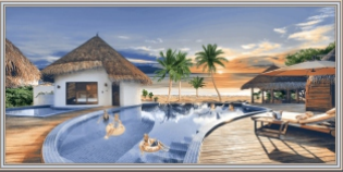 Azulejos de póster - 600 x 1200 mm (24 x 48 pulgadas) - Glossy Living Room Poster Tile | 600x1200mm G-408