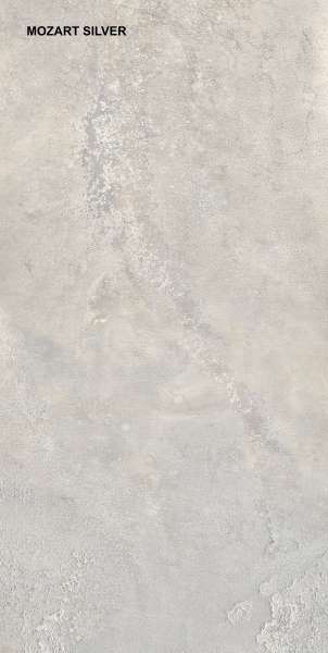 Glazed Porcelain Tiles - 600 x 1200 mm ( 24 x 48 inch ) - MOZART SILVER_P1