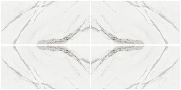 Glazed Porcelain Tiles - 600 x 1200 mm ( 24 x 48 inch ) - MAXICAN PEARL A-B