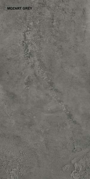 Glazed Porcelain Tiles - 600 x 1200 mm ( 24 x 48 inch ) - MOZART GREY_P1