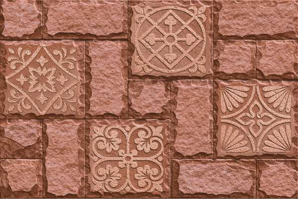 Exterior / Elevation Tiles - 300 x 450 mm  ( 12 x 18 inch ) - JAVA 11