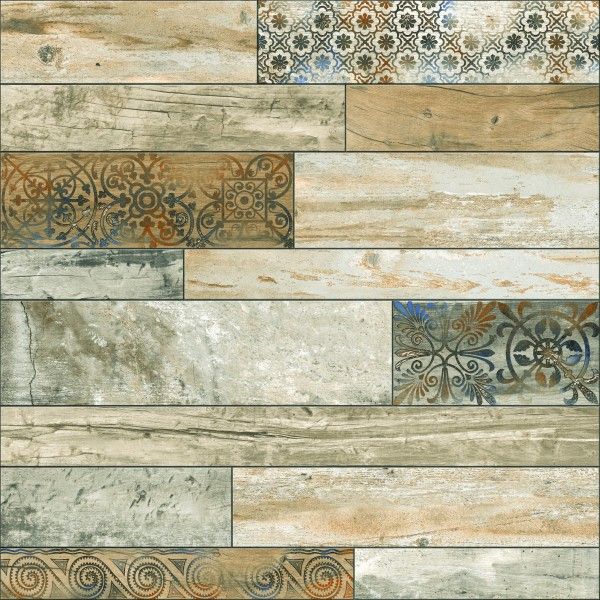 Ceramic Floor Tiles - 600 x 600 mm ( 24 x 24 inch ) - DECORA STRIP 4