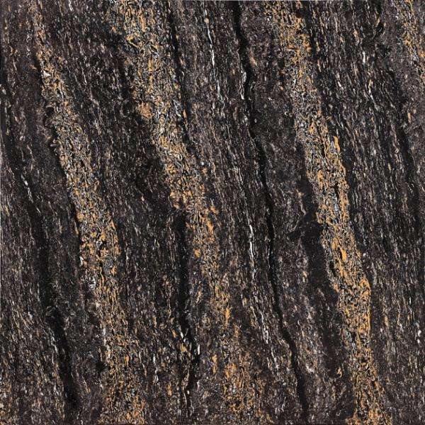 Double agbara Vitrified Tiles - 600 x 600 mm (24 x 24 inch) - AMAZON GOLD BLACK