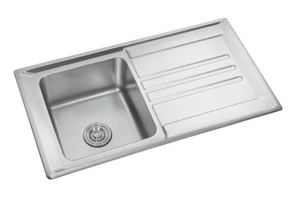 Chậu bếp bằng thép không gỉ  - Smarty (Single Bowl Drain Bord)