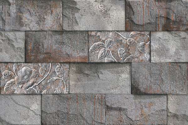 Exterior / Elevation Tiles - 300 x 450 mm  ( 12 x 18 inch ) - BORA BORA 11