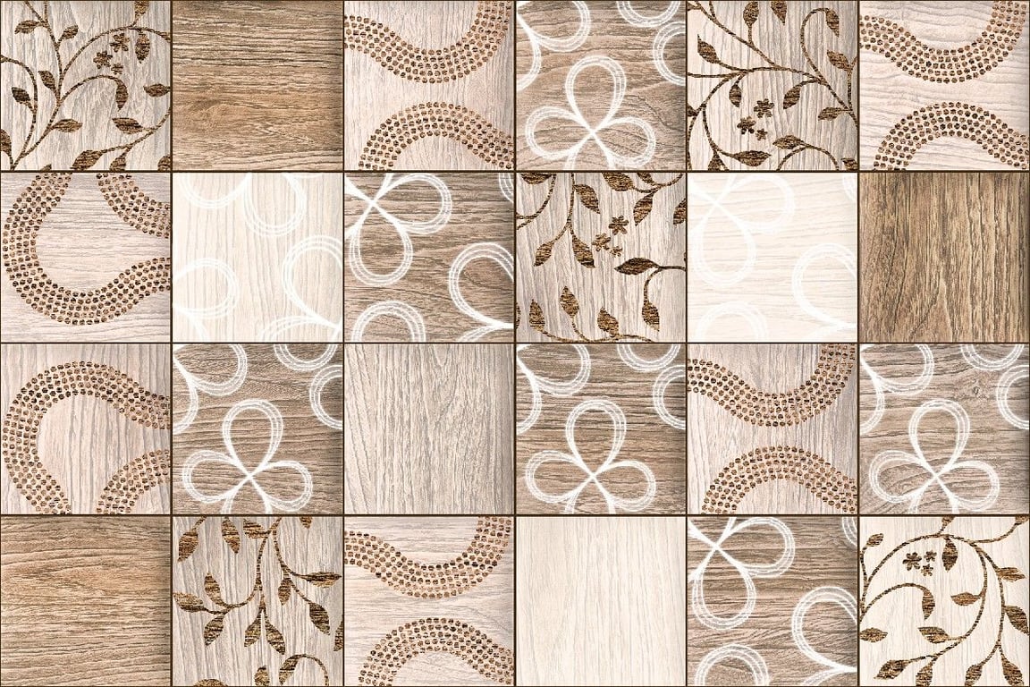 Wall Tiles - 300 x 450 mm  ( 12 x 18 inch ) - 1311-DK-P42