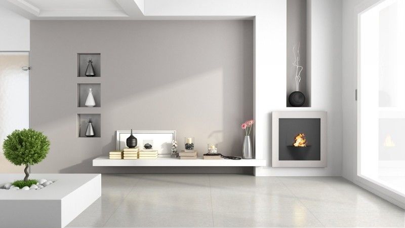 effetto marmo - 600 x 600 mm (24 x 24 pollici) - PLAZMA WHITE