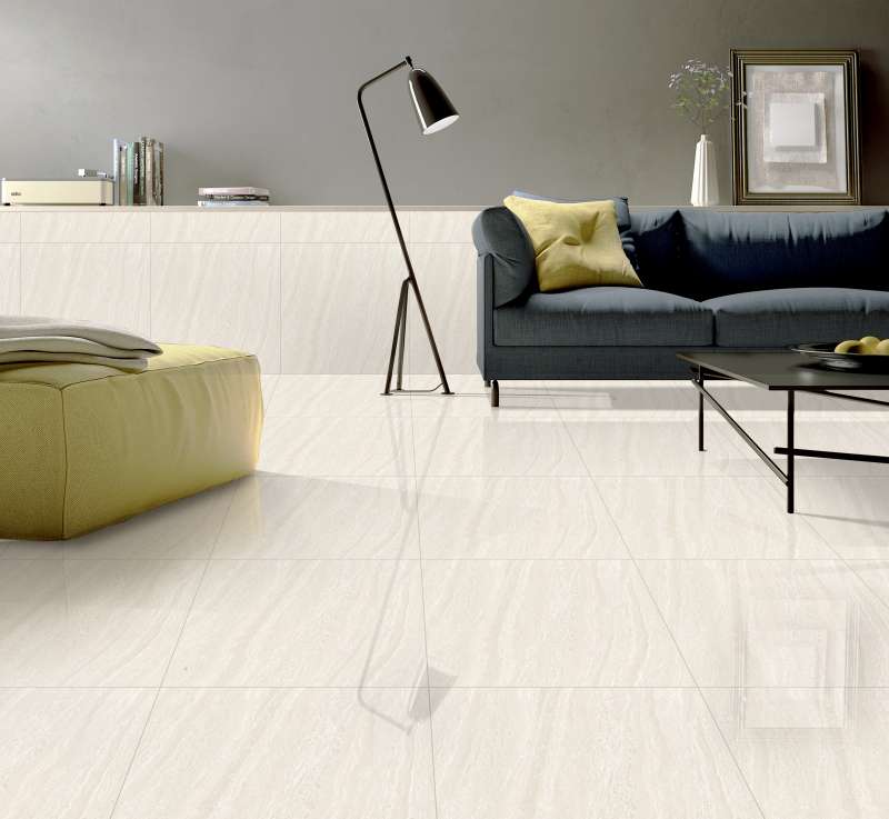 Vitrified Tiles - 600 x 600 mm ( 24 x 24 inch ) - EMERALD CREMA - LT