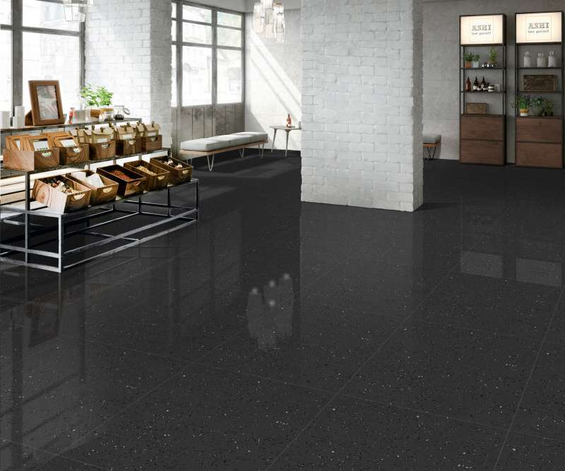 keramikfliesen - 600 x 600 mm (24 x 24 Zoll) - GRANITE Z BLACK