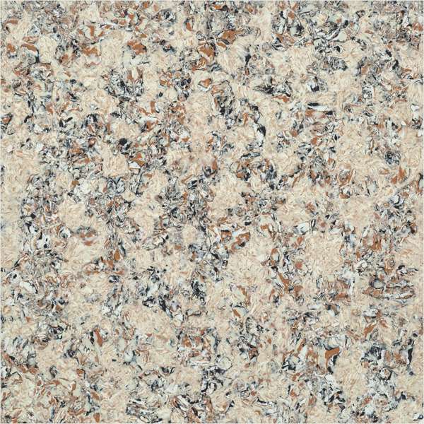 Kothak Vitrified Diisi kaping pindho - 600 x 600 mm ( 24 x 24 inci ) - CRETA BUTTER SCOTCH ( D )