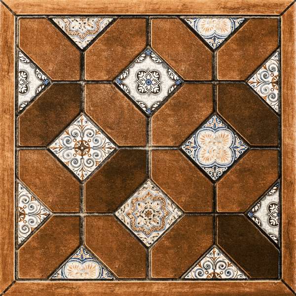 porcelanato ladrilho hidraulico - 600 x 600 mm (24 x 24 polegadas) - MOROCCAN 1