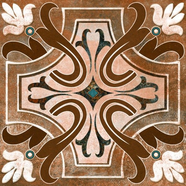 Digital tanganran Tiles - 600 x 600 mm (24 x 24 inch) - 1154