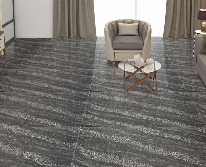 carrelage travertin - 600 x 1200 mm ( 24 x 48 pouces ) - ADORN CARBON