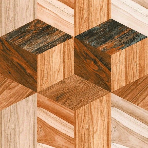 Rajoles 3D - Qualsevol mida - WOODEN CUBE