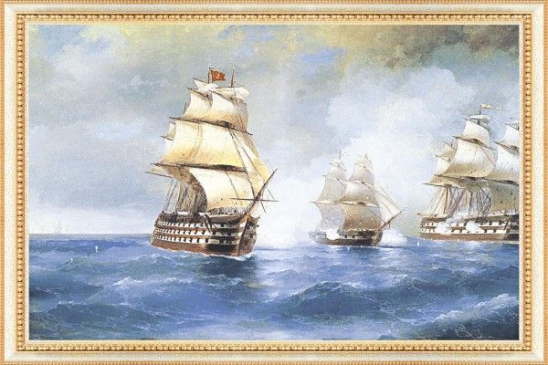 piastrelle bagno - 250 x 375 mm (10 x 15 pollici) - Ship Picture- Digital Wall Tile 250x375mm P-1062-(4 Pcs)