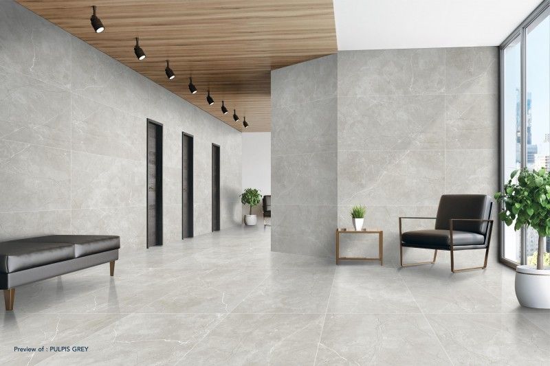 carrelage porcelanosa - 600 x 1200 mm ( 24 x 48 pouces ) - Pulpis grey