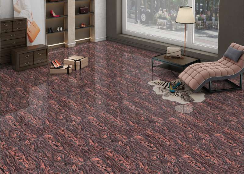 carrelage travertin - 600 x 600 mm ( 24 x 24 pouces ) - DREGA RUBY RED - DK