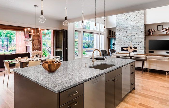 Luna Pearl Granite countertop