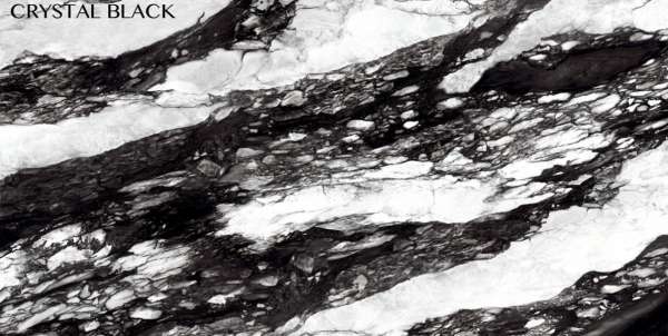 piso azulejo - 600 x 1200 mm (24 x 48 pulgadas) - CRYSTAL BLACK (DC_2852)