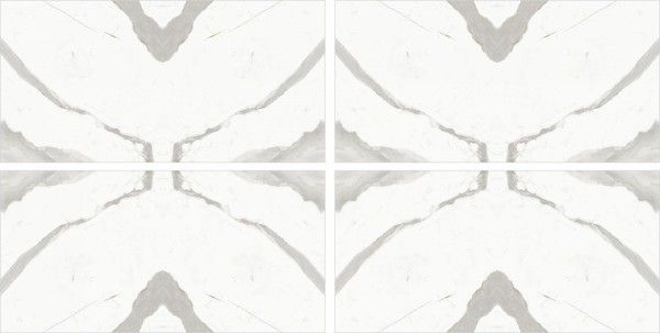 Glazed Porcelain Tiles - 600 x 1200 mm ( 24 x 48 inch ) - Statuario Taj -AB