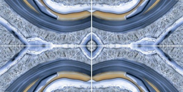 rajoles de porcellana vidriada - 600 x 1200 mm (24 x 48 polzades) - ONYX WAVE A-B