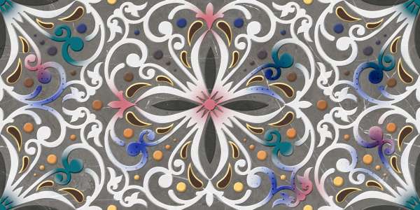 Digital odi Tiles - 300 x 600 mm (12 x 24 inch) - FROST_GRAY_DECOR_1_{319}