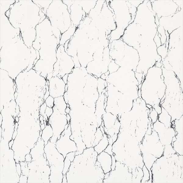 effetto marmo - 600 x 600 mm (24 x 24 pollici) - STORMY ULTRA WHITE ( L )