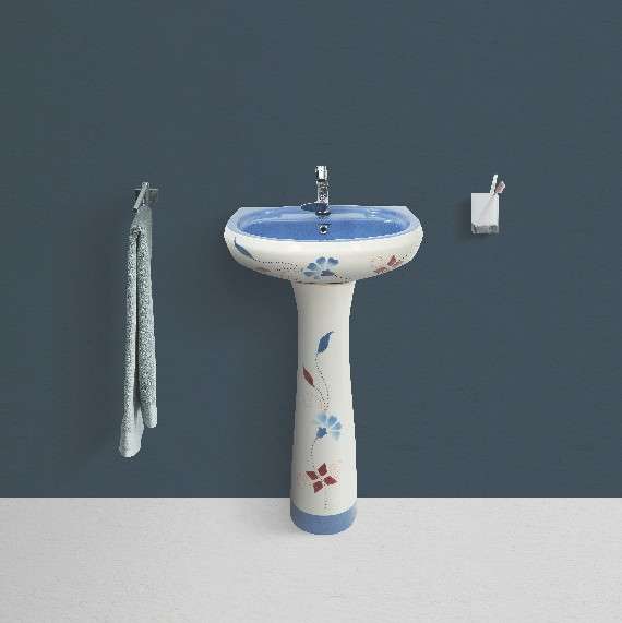 Piedistallo per lavabo  - Alpline Blue