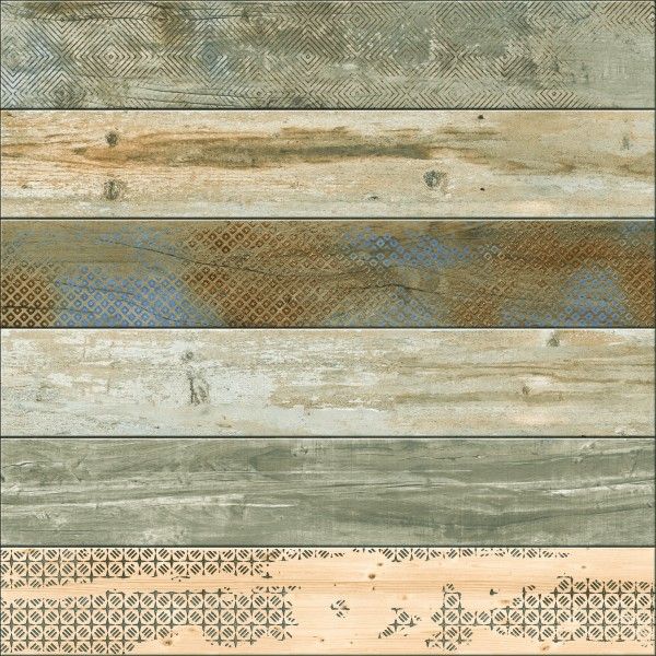 डिजिटल पोर्सिलेन  टाइल्स - 600 x 600 मिमी (24 x 24 इंच) - DECORA STRIP 5