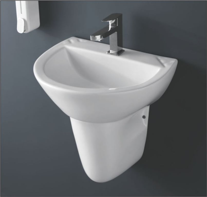 Wash Basin Half Pedestal  - Marvel-9011