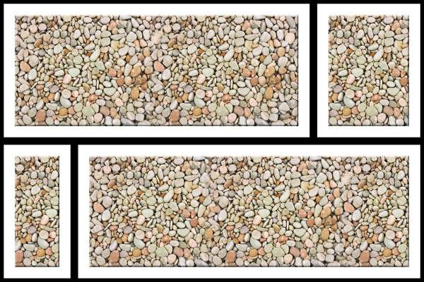 Giga Ijinle Igbega Tiles - 300 x 450 mm (12 x 18 inch) - 9028