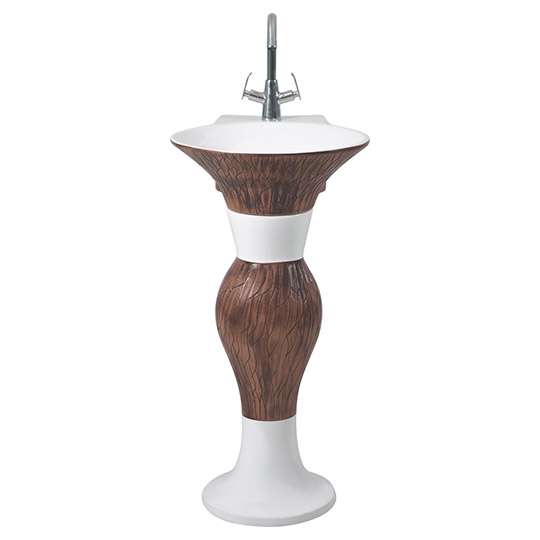 Wash Basin Pedestal  - Dolphin Set 408