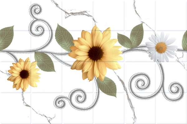 carrelage mural - 250 x 375 mm (10 x 15 pouces) - 5036-HL1A