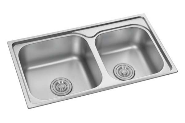 Tilelep Dapur Stainless Steel  - Deby (Bouble Bowl)