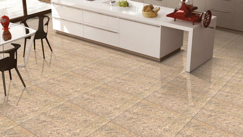 Double agbara Vitrified Tiles - 600 x 600 mm (24 x 24 inch) - ALMOND_01