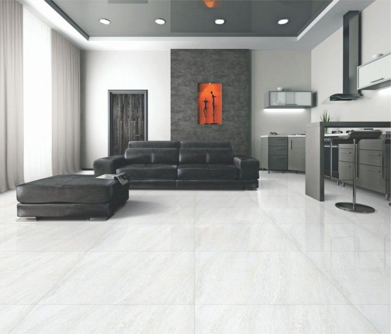 Vitrified Tiles - 600 x 600 mm ( 24 x 24 inch ) - AMAZON WHITE_1