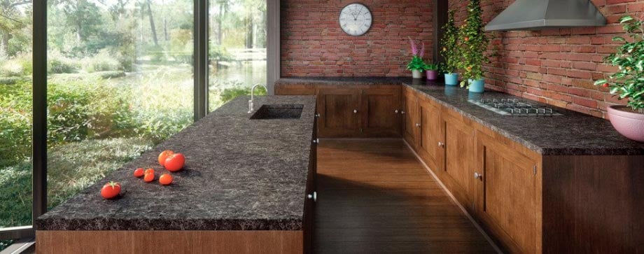 Coastal Gray stone Quartz countertop