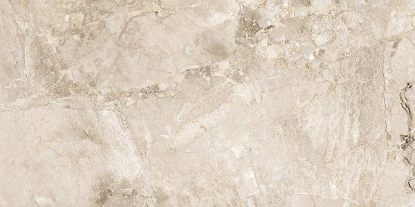 Glazed Porcelain Tiles - 600 x 1200 mm ( 24 x 48 inch ) - BRECIA IVORY